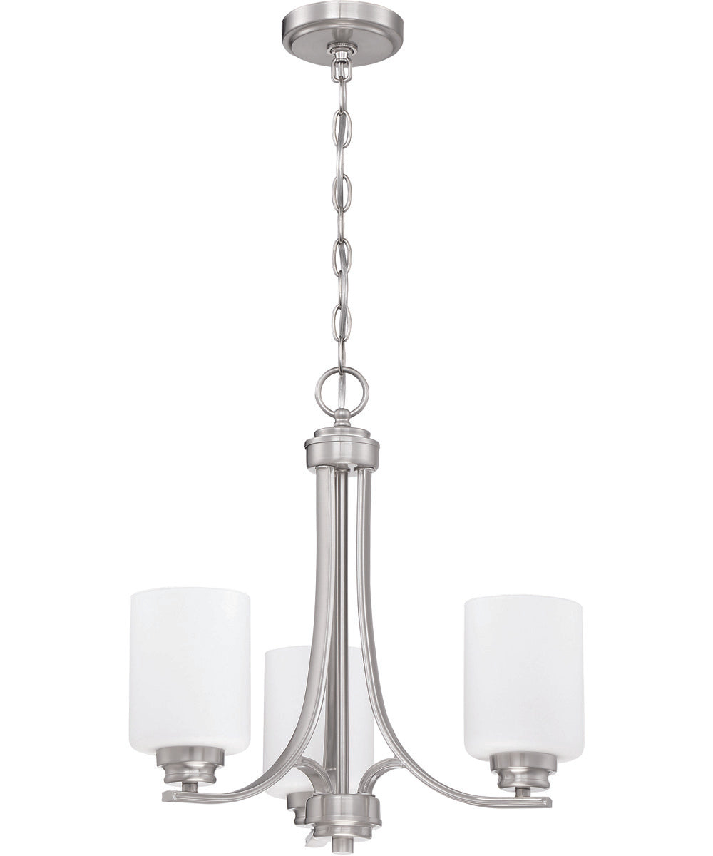 Bolden 3-Light Chandelier Brushed Polished Nickel