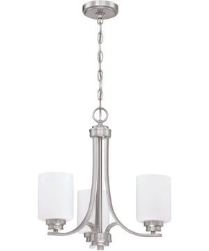Bolden 3-Light Chandelier Brushed Polished Nickel