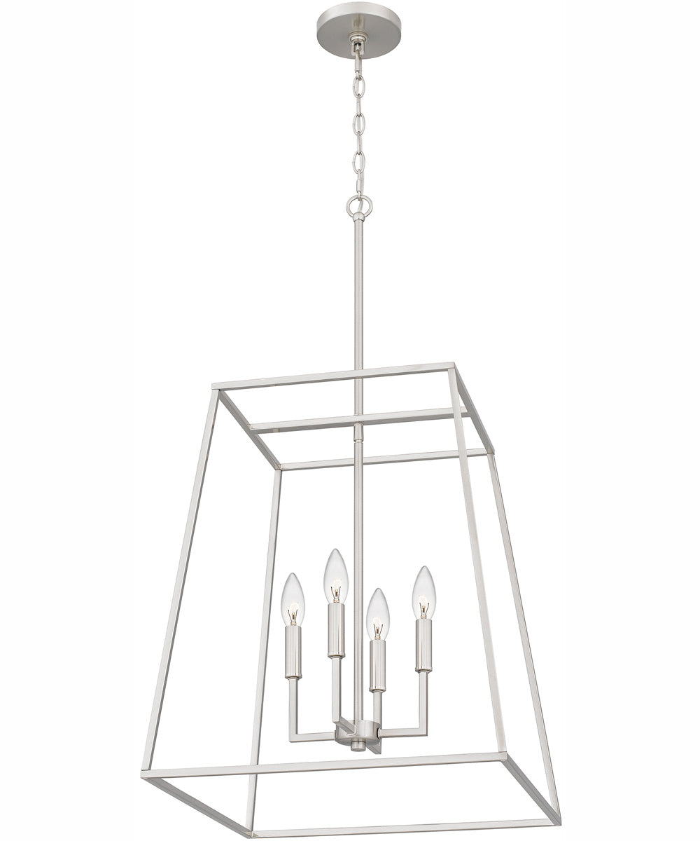Prescott Large 4-light Pendant Brushed Nickel