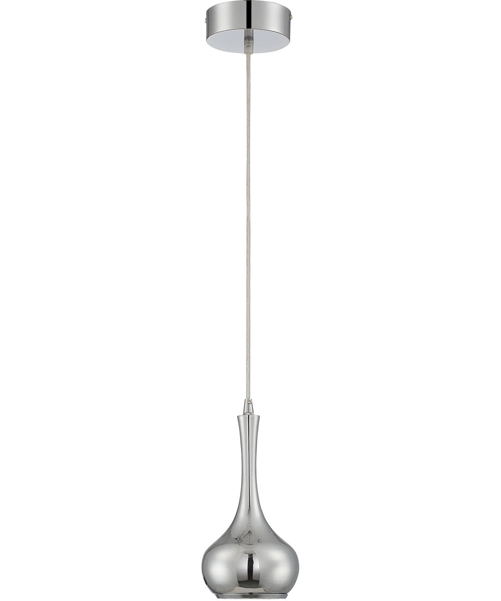 Ulani 1-Light Led Mini-Pendant Chrome