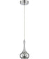 Ulani 1-Light Led Mini-Pendant Chrome