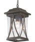 Abbott 1-Light Hanging Lantern Antique Bronze