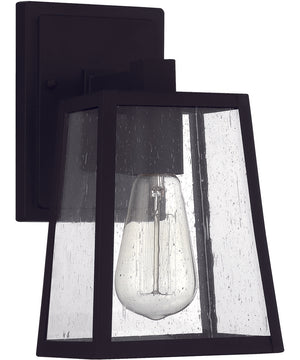 Dunn 1-Light Outdoor Wall Light Textured Matte Black