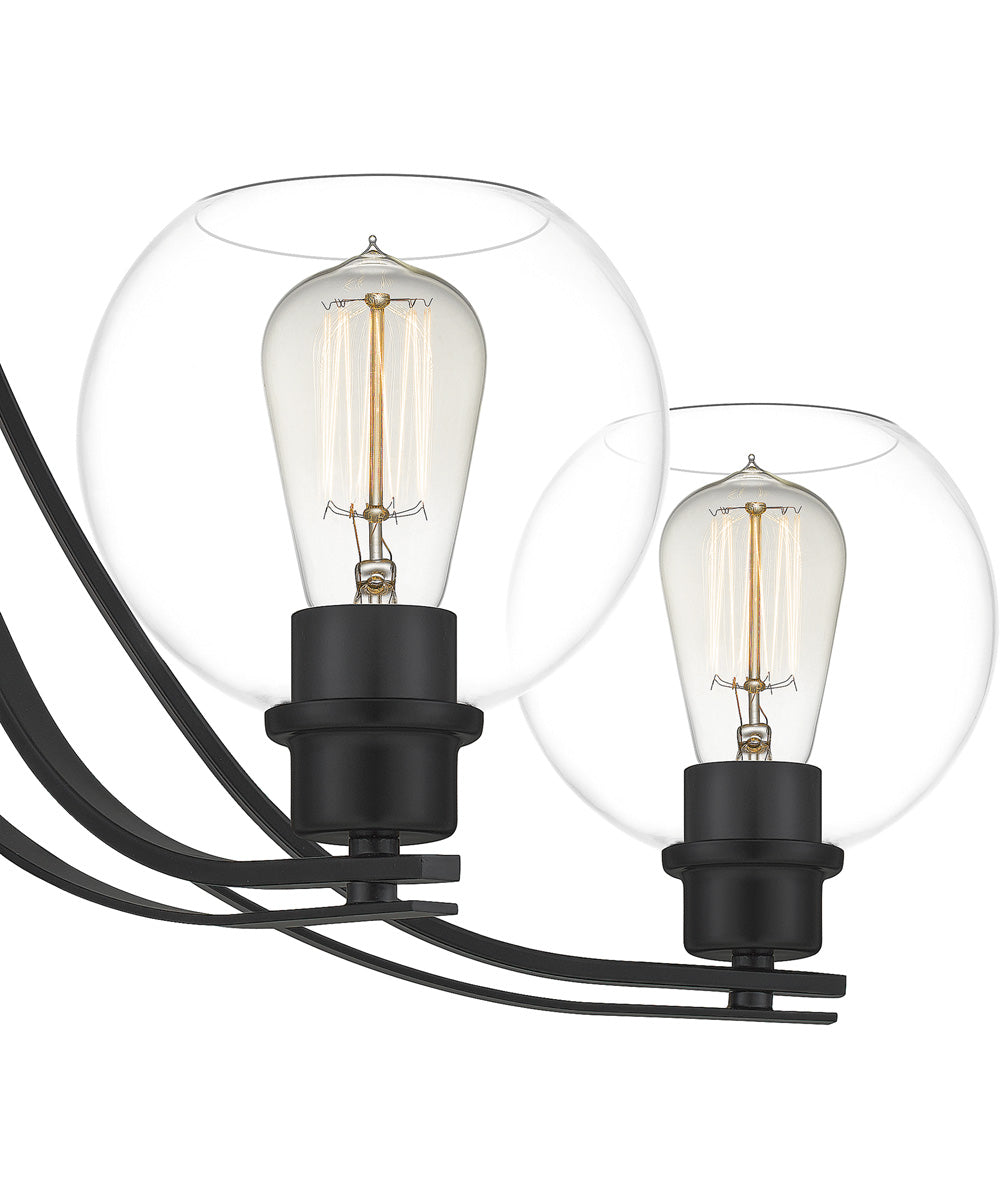 Pruitt 9-light Chandelier Matte Black