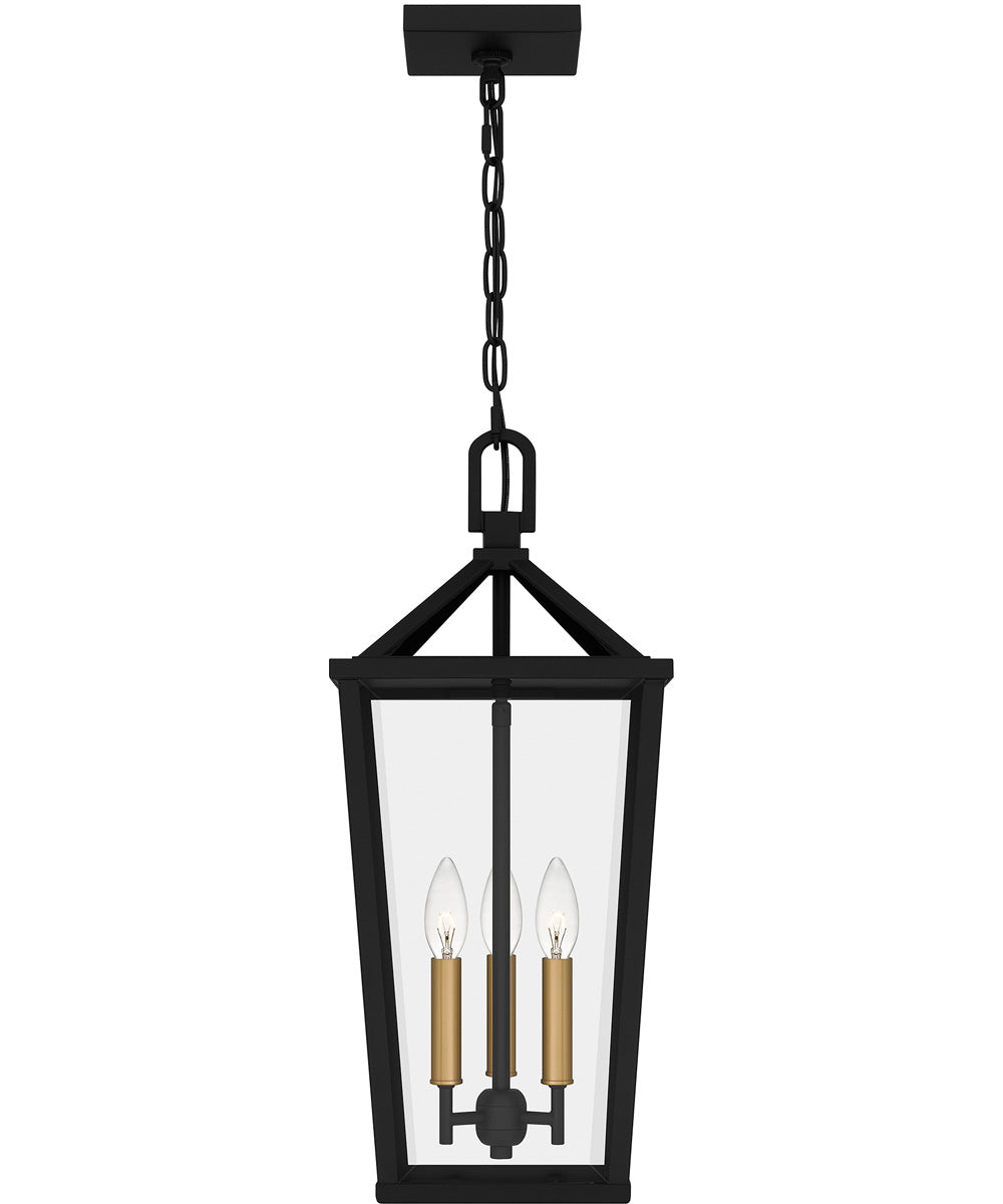 Hull Small 3-light Mini Pendant Matte Black
