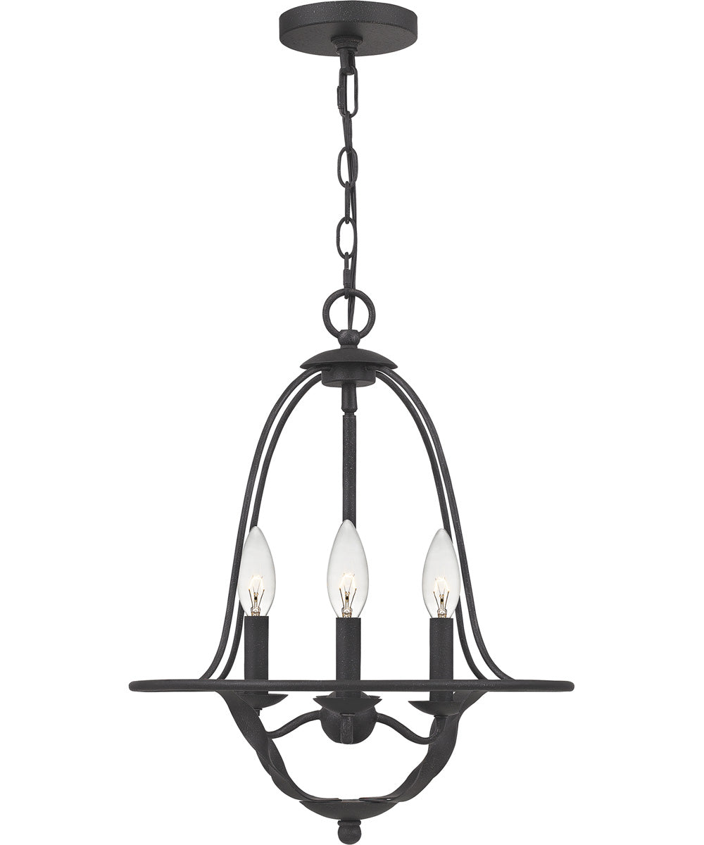 Bradbury 4-light Chandelier Grey Ash
