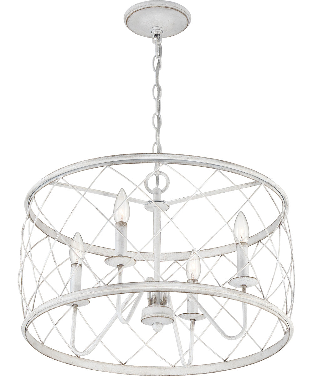Dury 4-light Pendant Antique White