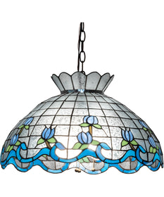 20" Wide Roseborder Pendant