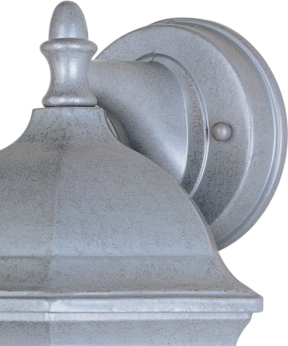 Maxim Cast Aluminum 1-Light Wall Lantern Pewter 1024PE