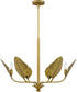 Bayley 6-light Chandelier Aged Brass