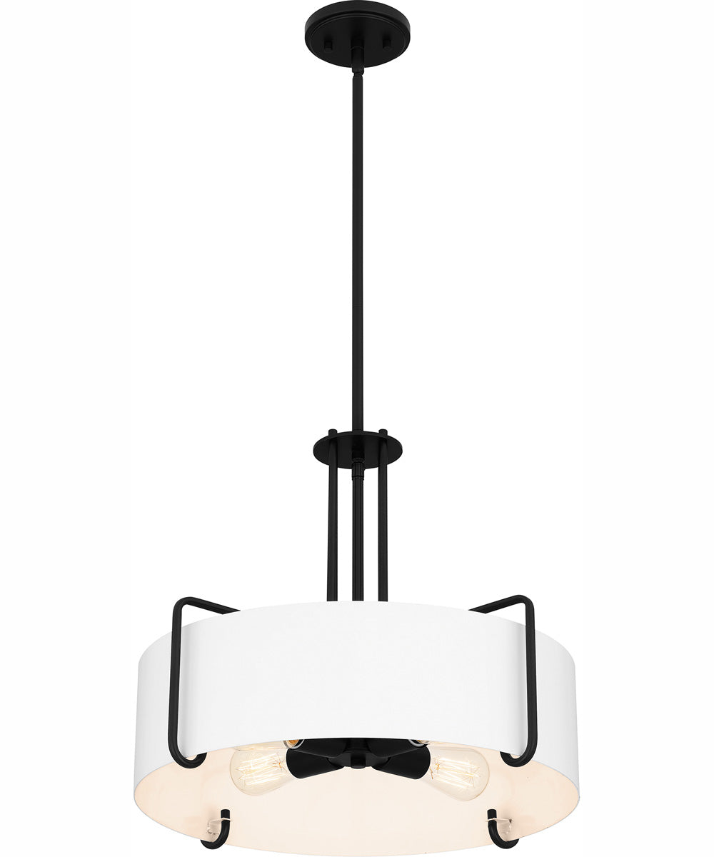 Quoizel Pendant 4-light Pendant Matte Black