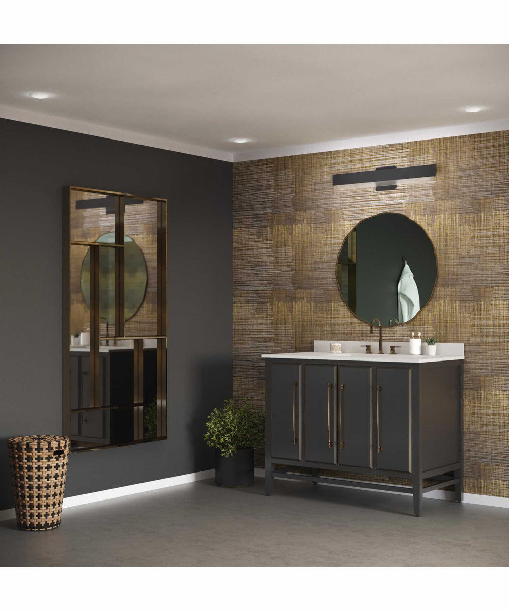 Semblance 24 in. Medium Modern 3CCT Integrated LED Linear Vanity Light Matte Black