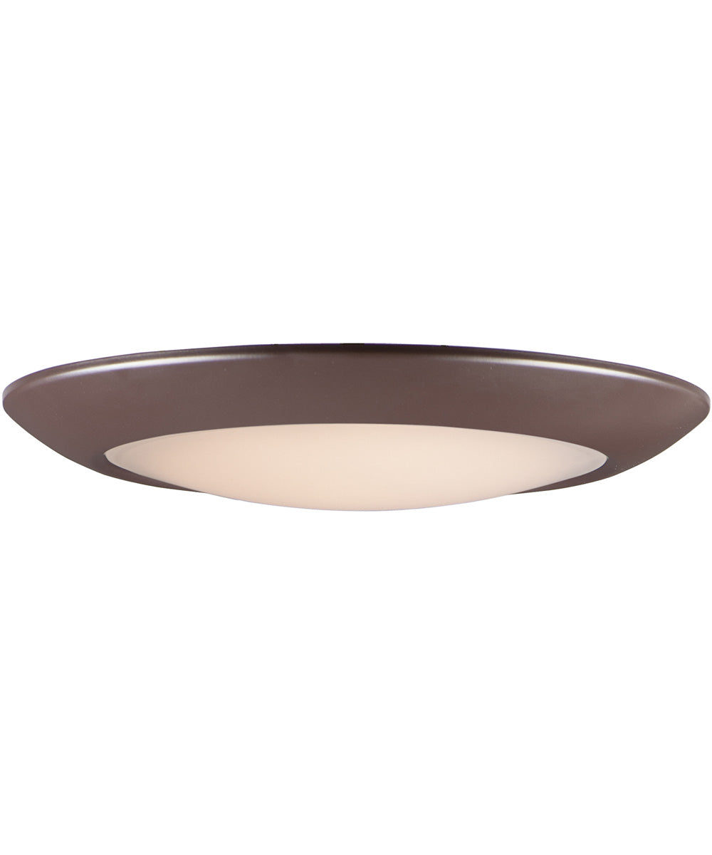 13"W Diverse Direct LED Flush Mount 3000K Non-T24 Bronze