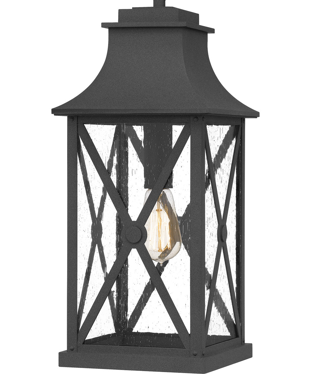 Ellerbee Large 1-light Outdoor Pendant Light  Coastal Armour Aluminum Mottled Black