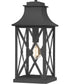 Ellerbee Large 1-light Outdoor Pendant Light Mottled Black