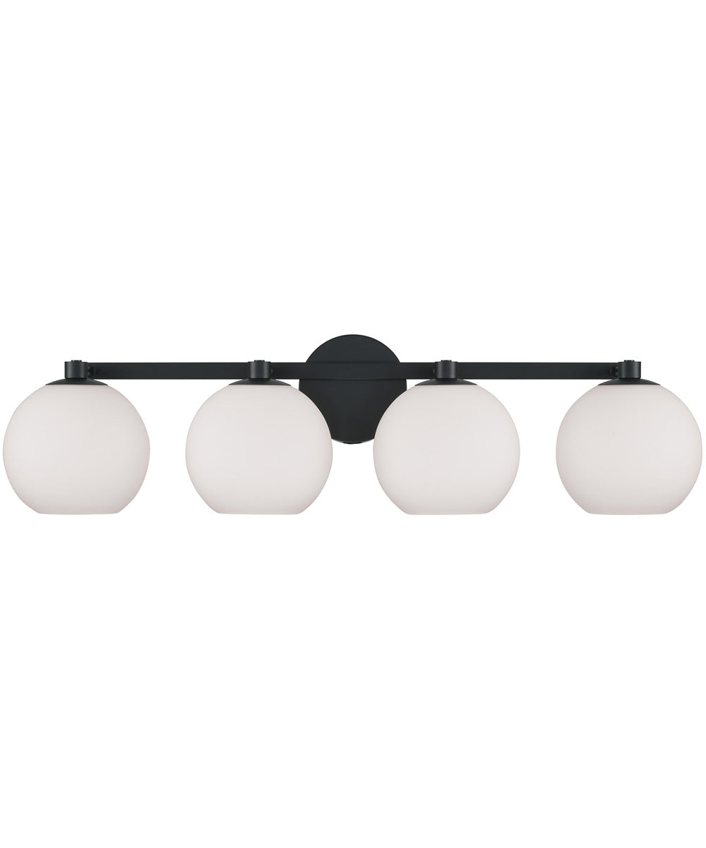 Ansley 4-Light Vanity Matte Black