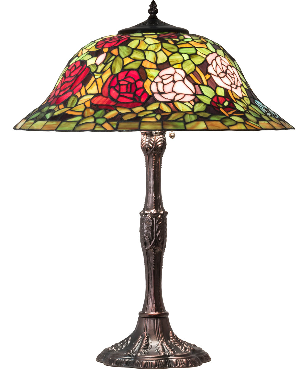 26" High Tiffany Rosebush Table Lamp