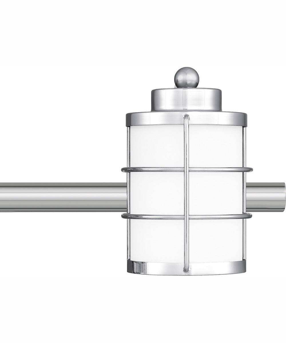 Hazlett Extra Large 4-light Bath Light Polished Chrome