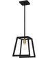 Tilly Small 1-light Mini Pendant Matte Black