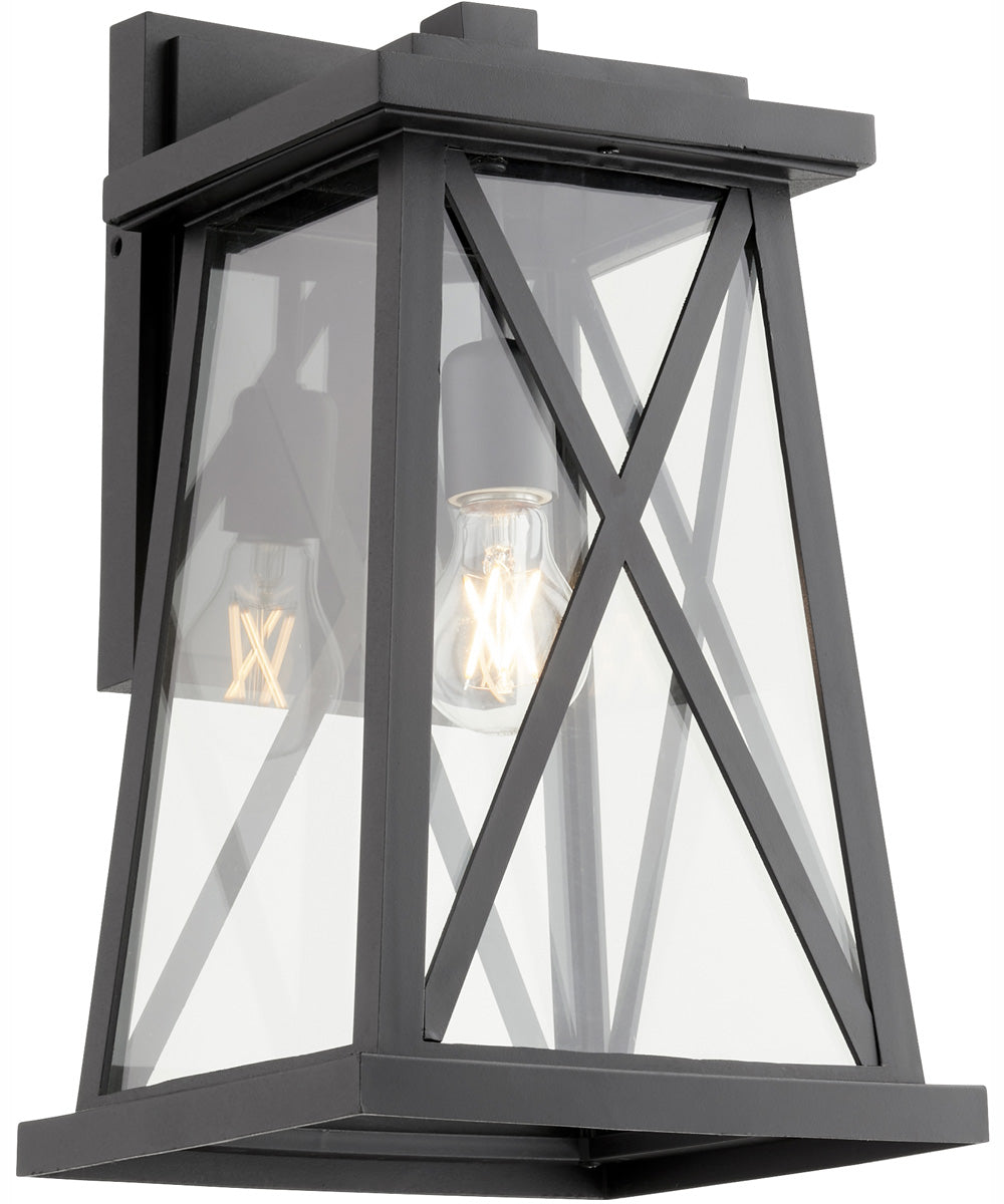 Artesno 1-light Wall Mount Light Fixture Textured Black