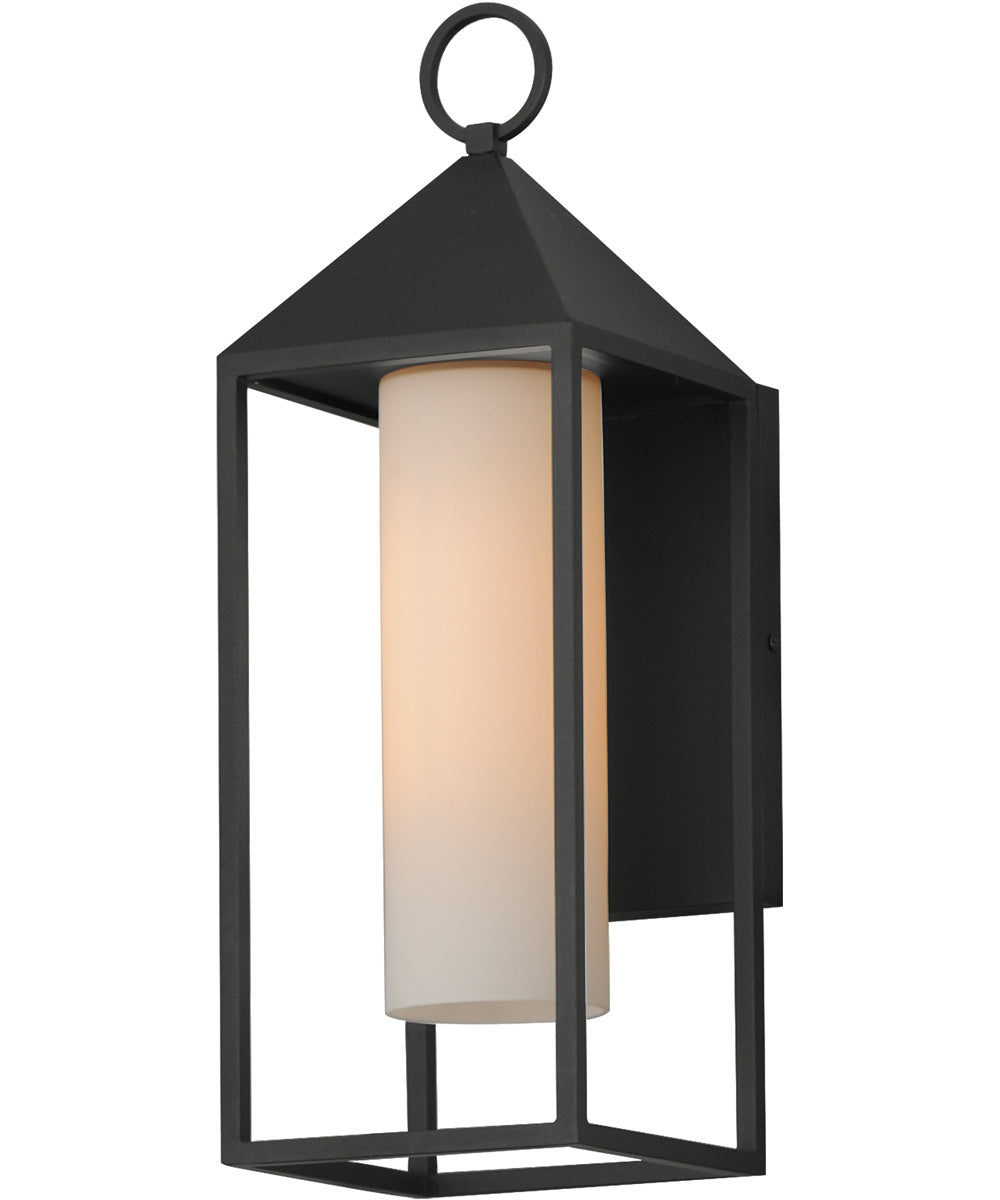 Aldous 1-Light Large Outdoor Sconce Black