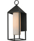Aldous 1-Light Large Outdoor Sconce Black