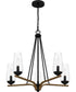 Rochester 5-light Chandelier Matte Black