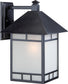 16"H Drexel 1-Light Outdoor Stone Black