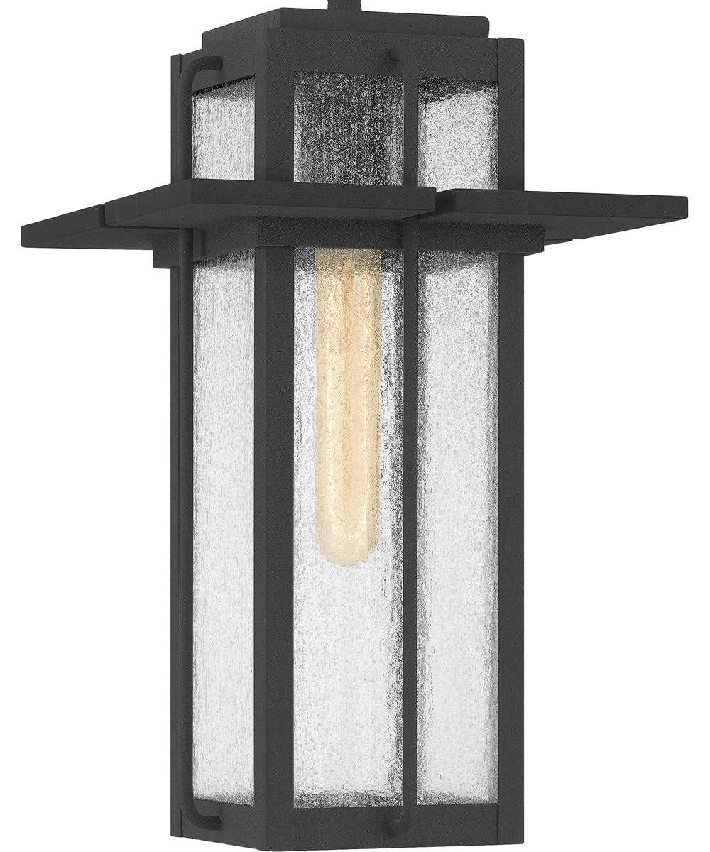 Randall Large 1-light Outdoor Pendant Light Mottled Black