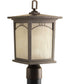 Residence 1-Light Post Lantern Antique Bronze