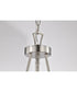 Boliver 3-Light Pendant Brushed Nickel