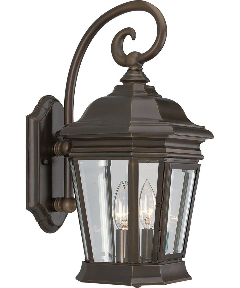 Crawford 2-Light Wall Lantern Oil Rubbed Bronze
