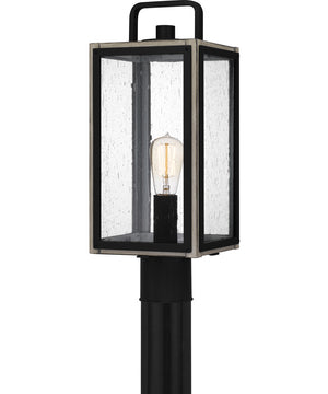 Bramshaw Large 1-light Outdoor Post Light  Coastal Armour Aluminum Matte Black