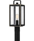 Bramshaw Large 1-light Outdoor Post Light  Coastal Armour Aluminum Matte Black