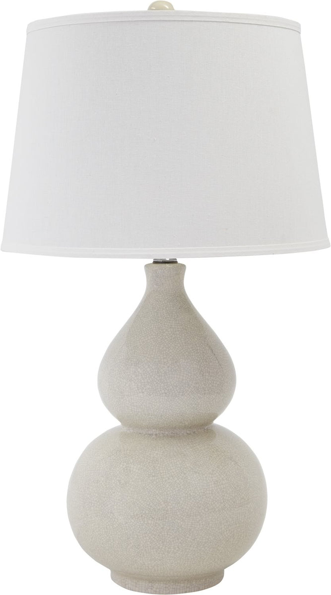 31"H 1-Light Table Lamp Cream