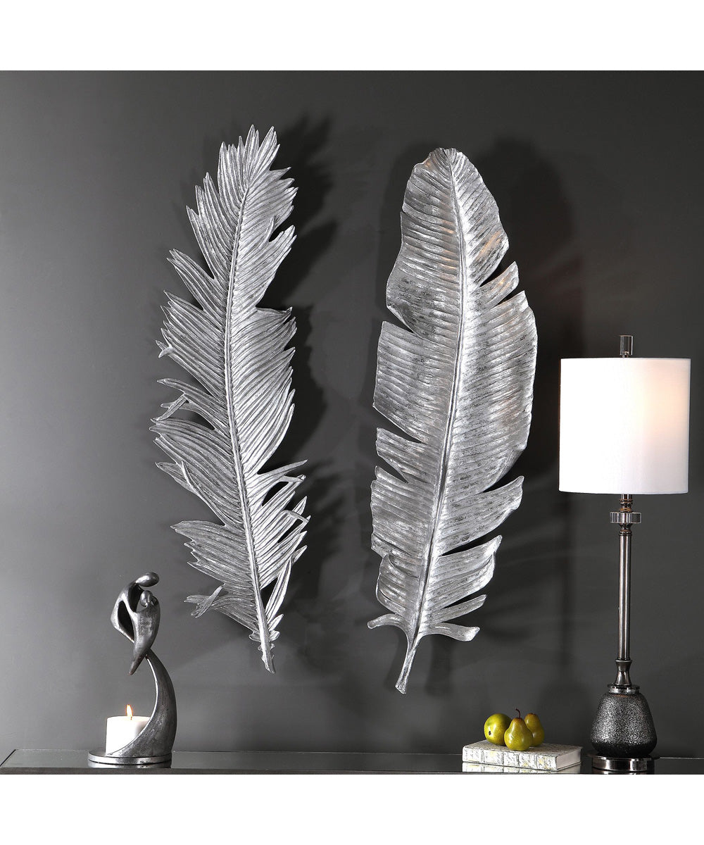 Sparrow Silver Wall Decor Set of 2