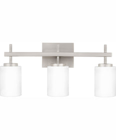 Wilburn Large 3-light Bath Light Brushed Nickel