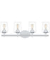 Miller Extra Large 4-light Bath Light Polished Chrome