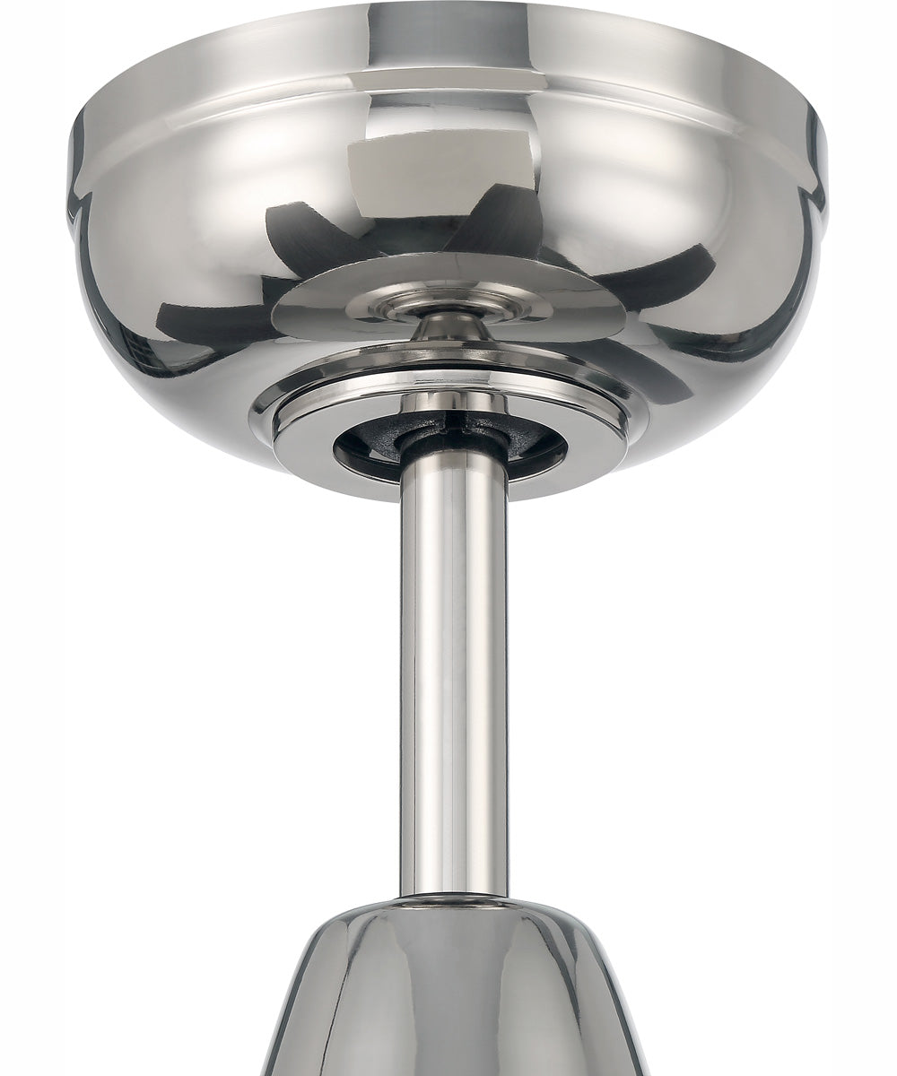 52" Gibson 3-Light Ceiling Fan Polished Nickel