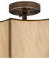 22"W Arevik Semi-Flushmount