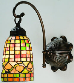 6"W Autumn Tiffany Wall Sconce
