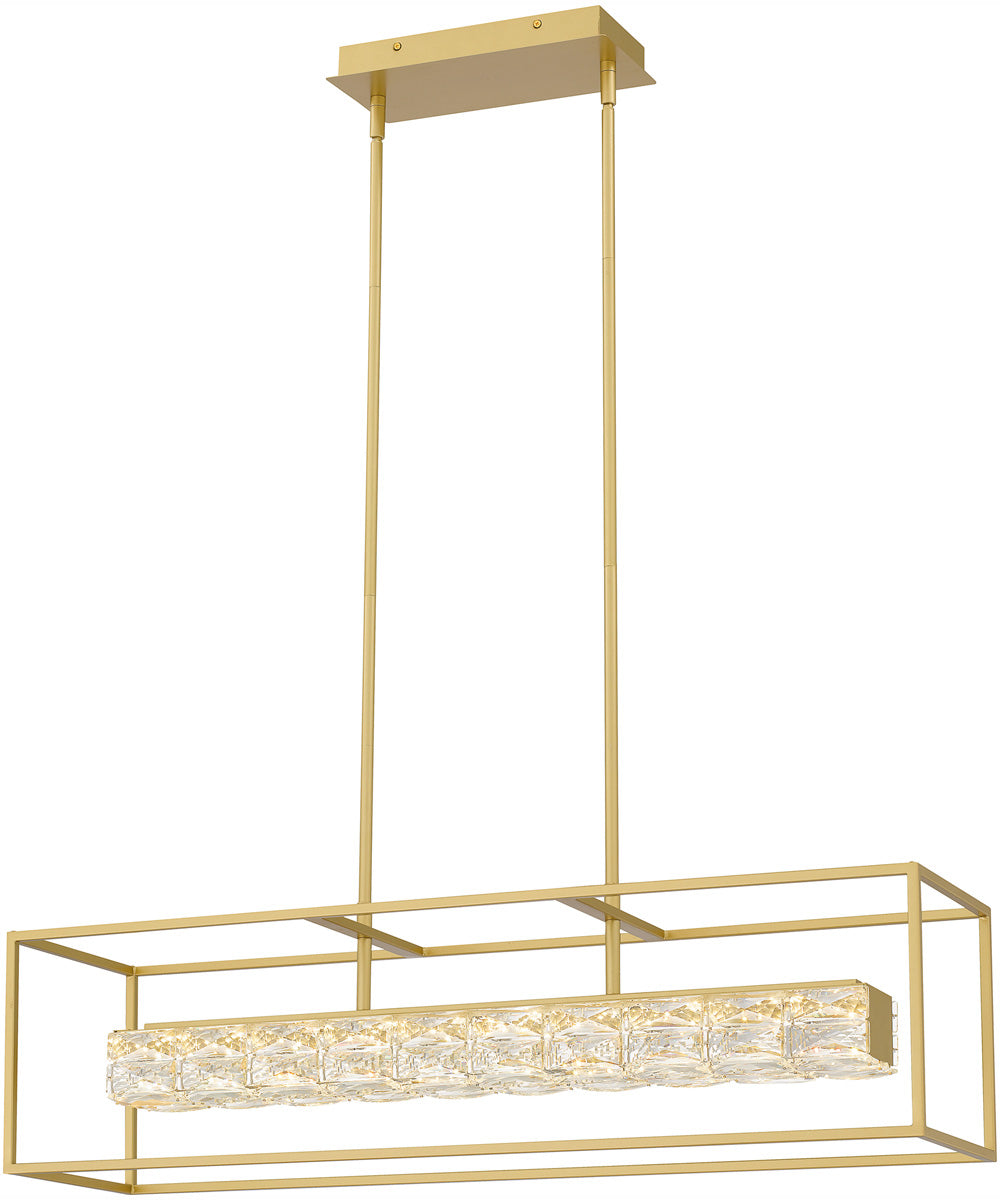 Dazzle Small Island Light Soft Gold