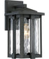 Everglade Small 1-light Outdoor Wall Light Earth Black
