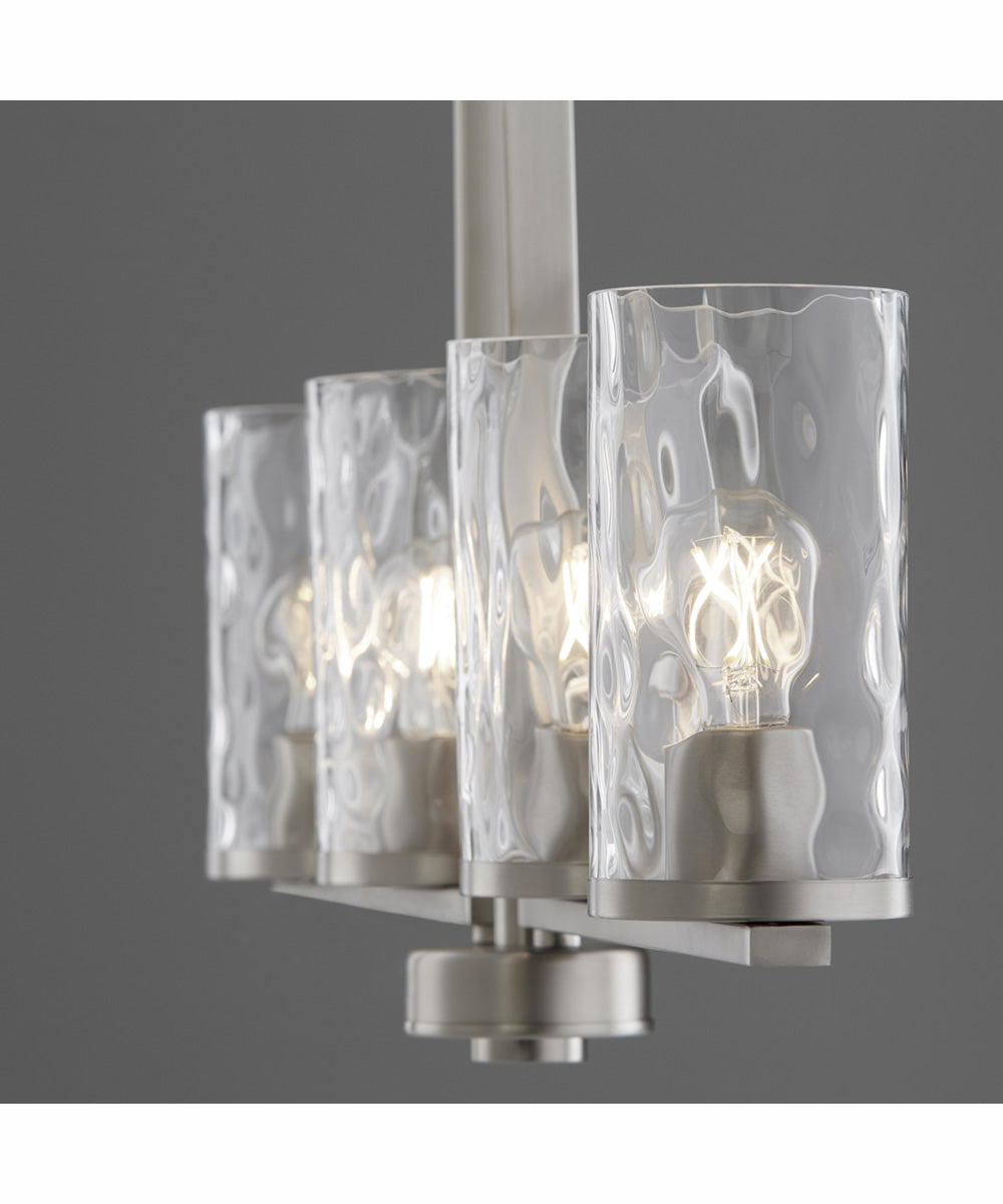 Steinway 4-light Chandelier Satin Nickel