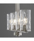 Steinway 4-light Chandelier Satin Nickel