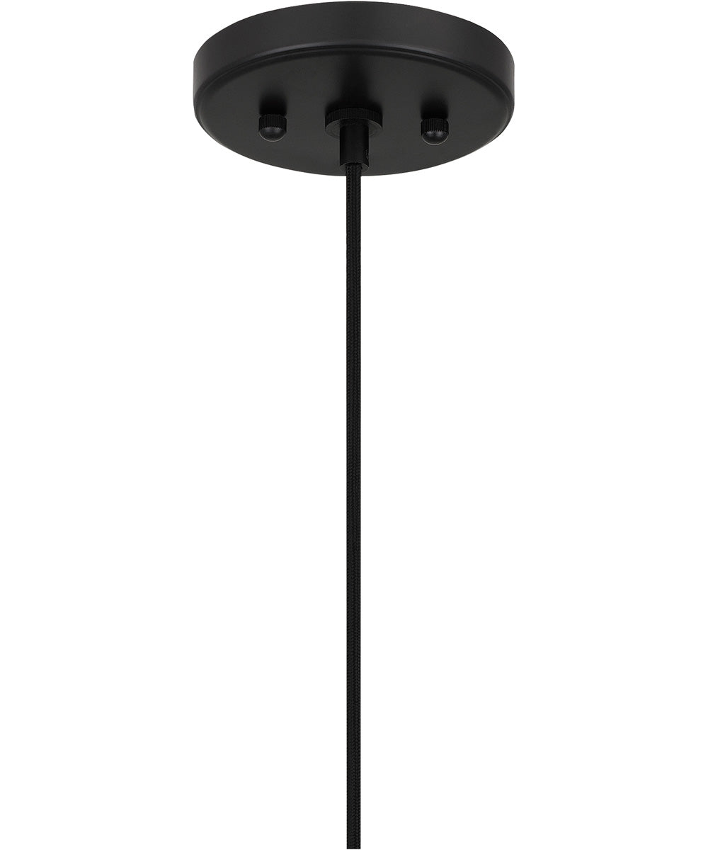 Romain Small 1-light Mini Pendant Earth Black