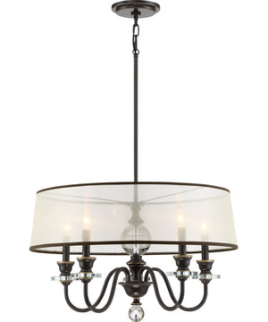 Ceremony 5-light Chandelier Palladian Bronze
