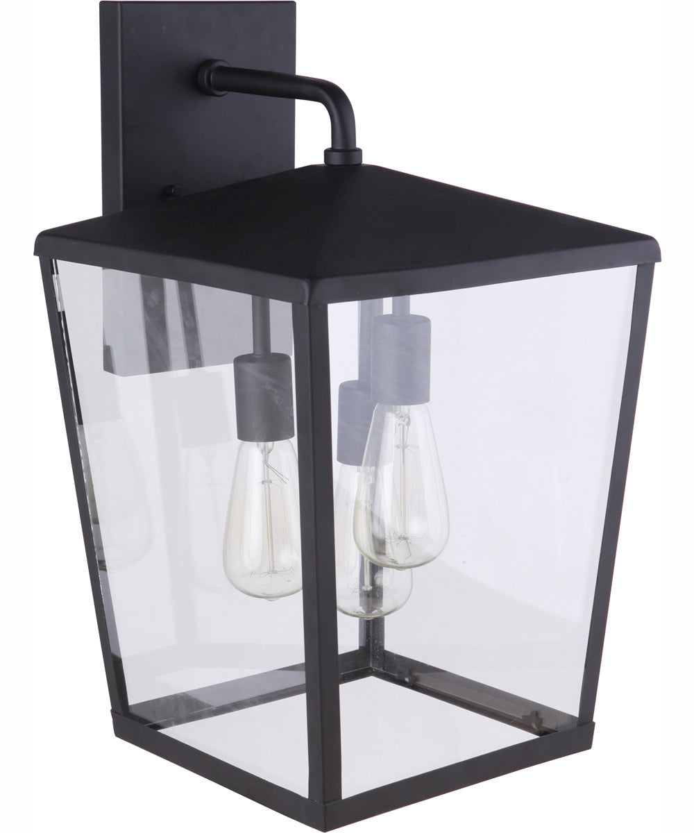 Olsen 3-Light Outdoor Wall Lantern Midnight