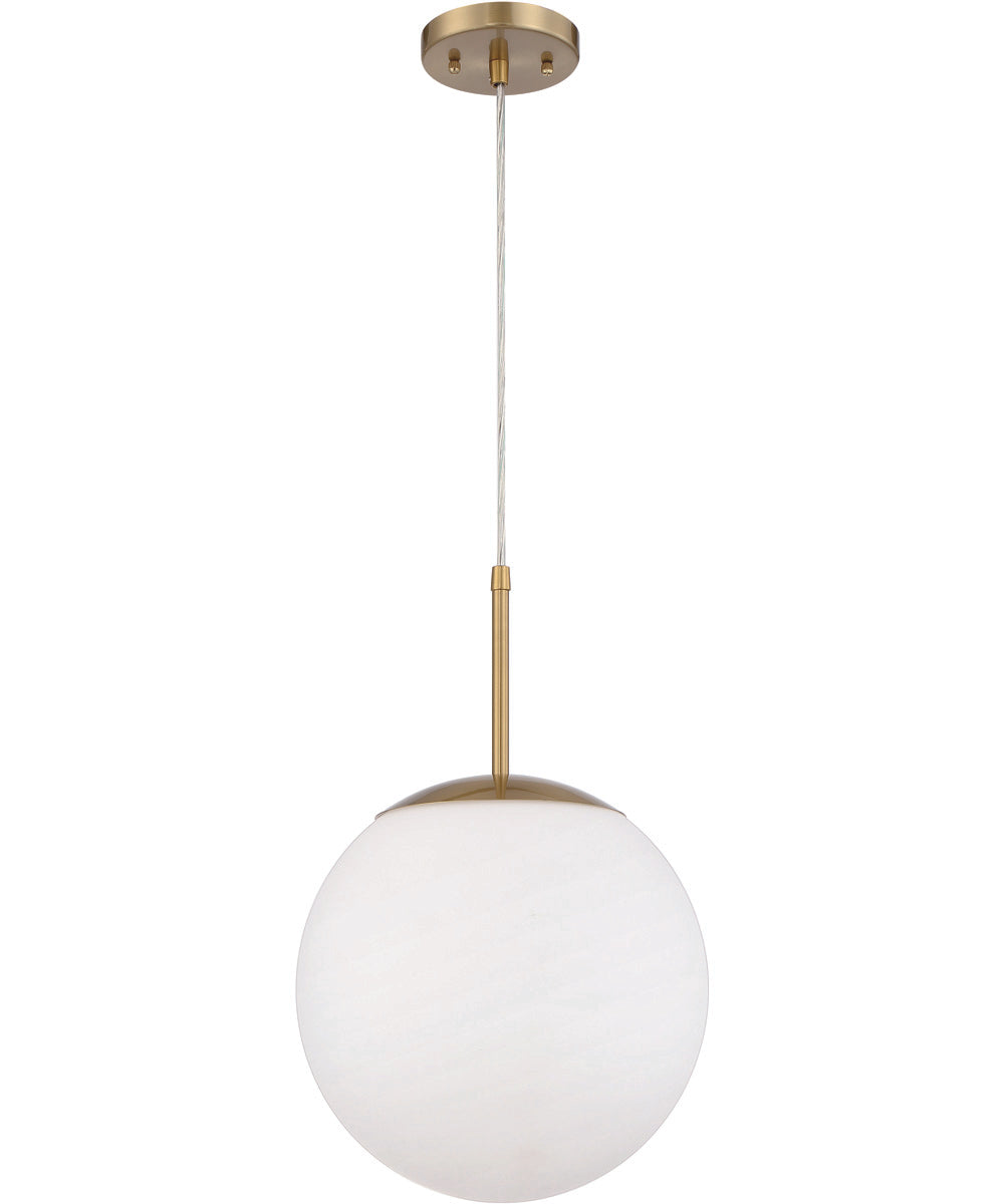 Gaze 1-Light Pendant Satin Brass