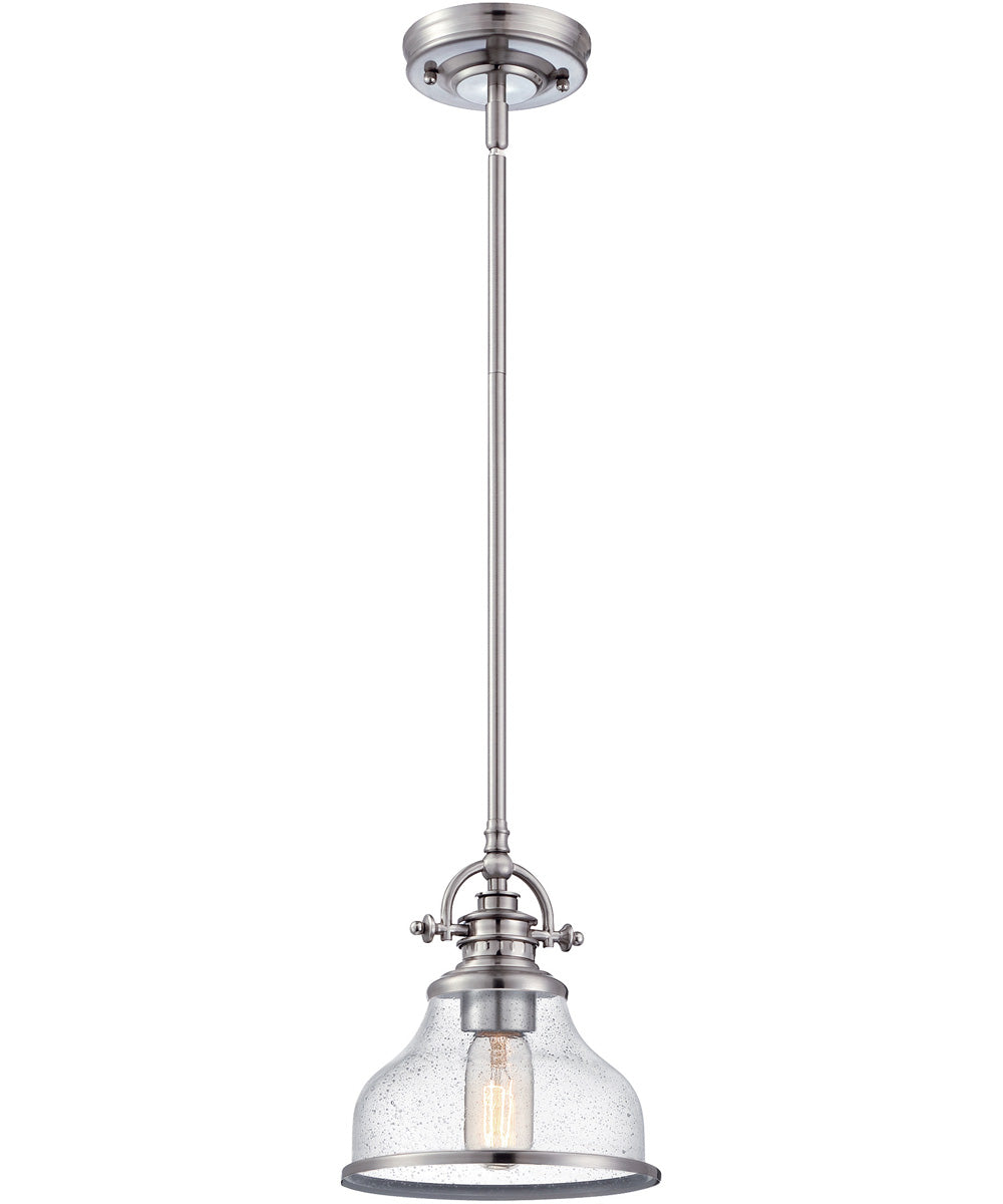Grant Small 1-light Mini Pendant Brushed Nickel